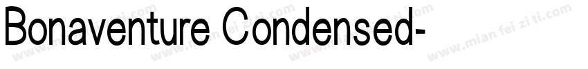 Bonaventure Condensed字体转换